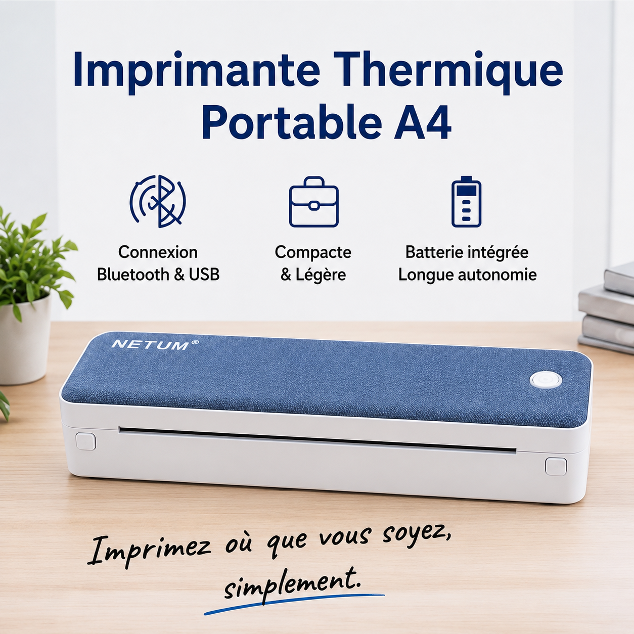 Mini imprimante portable
